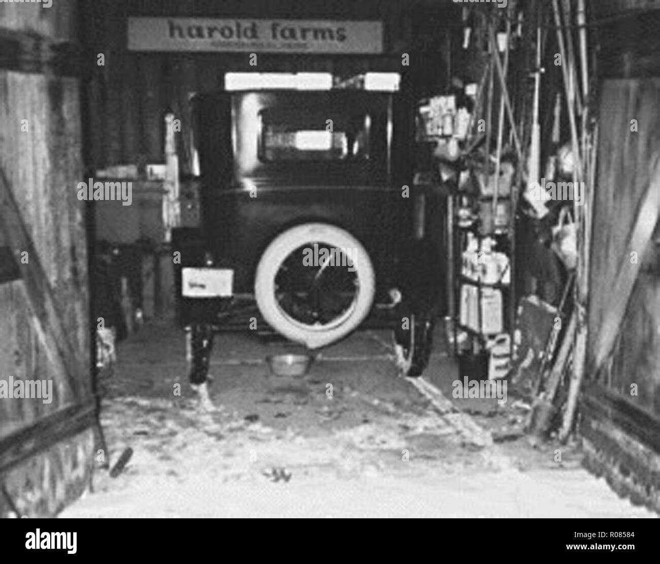 Phot de la grande dépression en Amérique dans les années 1930, Banque D'Images