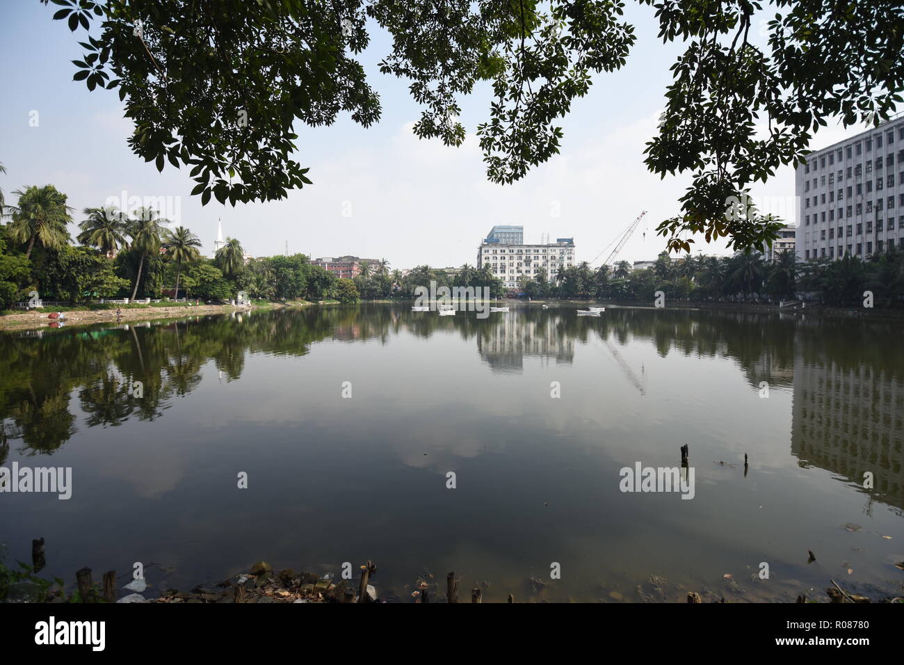 Lal Dighi, square Dalhousie, Kolkata, Inde Banque D'Images