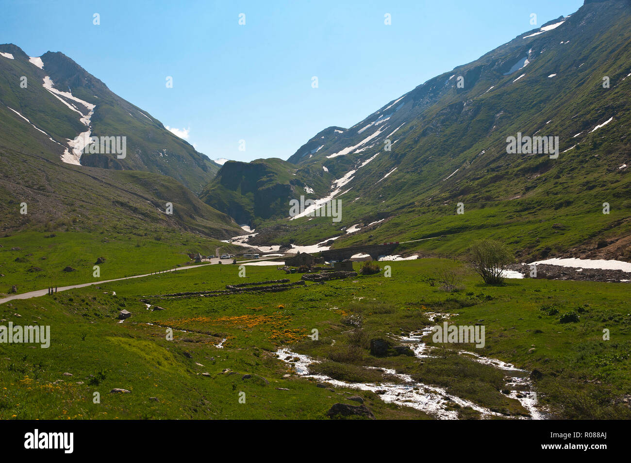 Le parc national de la Vanoise, Savoie, France, Europe. Banque D'Images