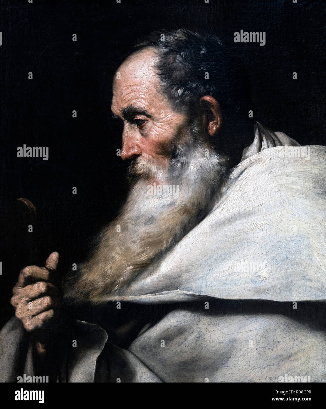 St Peter par Jose de Ribera Jusepe DE RIBERA (c.1588/91- 1652/6), huile sur toile, 1634 Banque D'Images