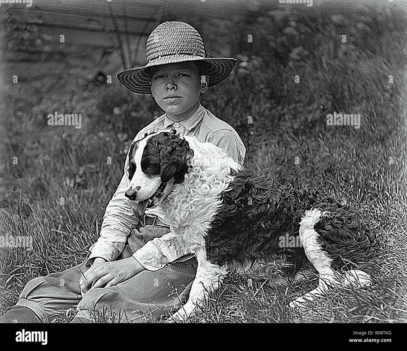 American Vintage enfant photo Banque D'Images