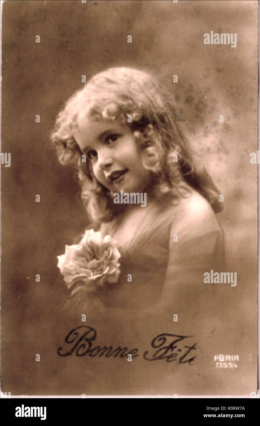 American Vintage enfant photo Banque D'Images