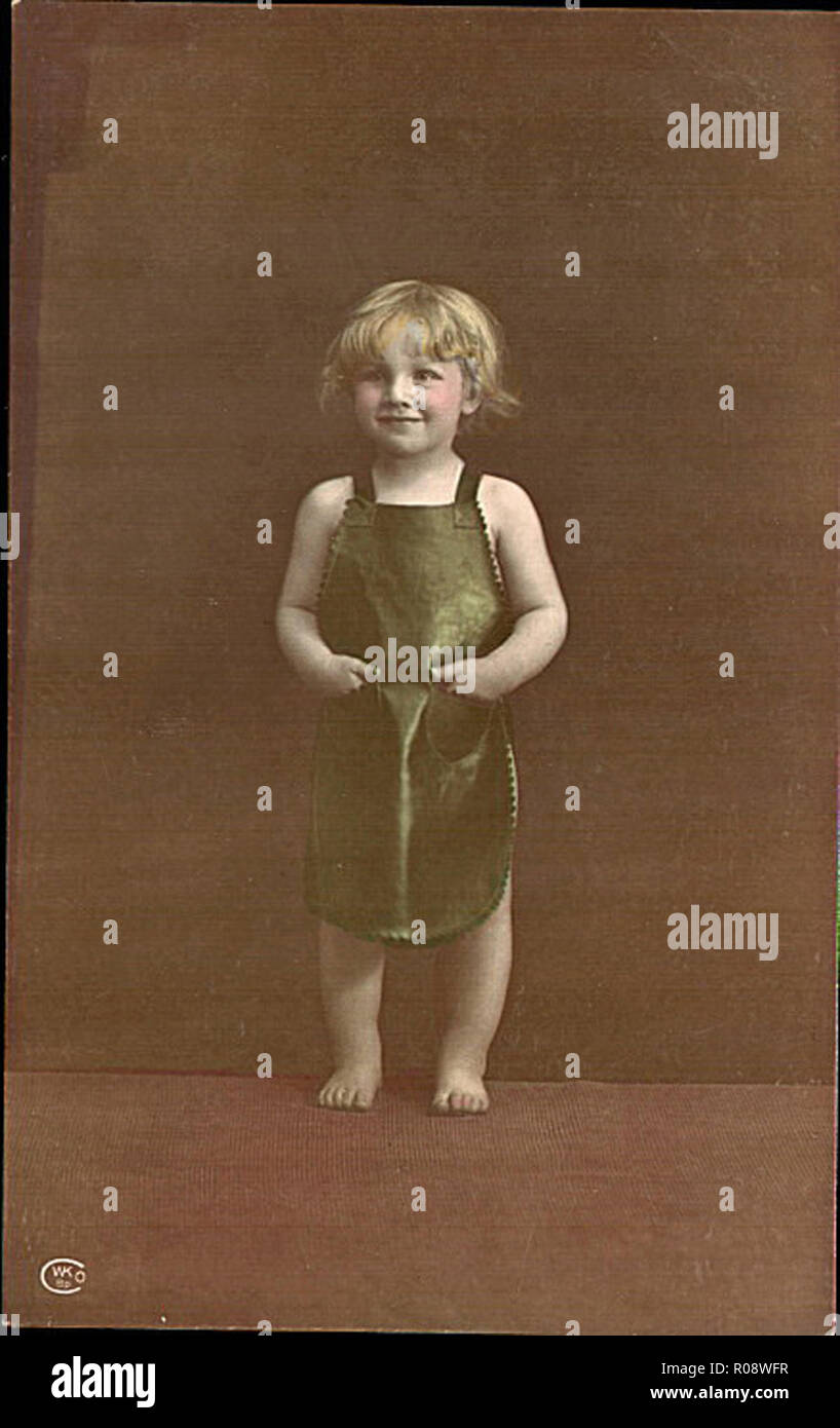 American Vintage enfant photo Banque D'Images