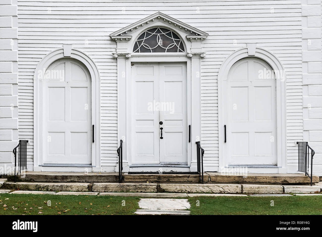 Ancienne première église (1805), Bennington, Vermont, USA. Banque D'Images