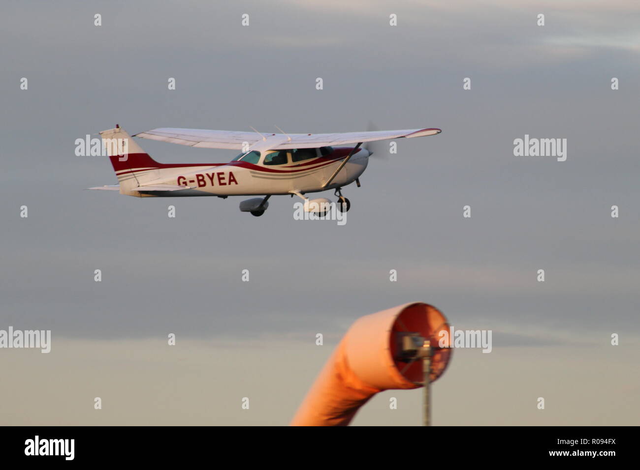 Avion en vol Banque D'Images