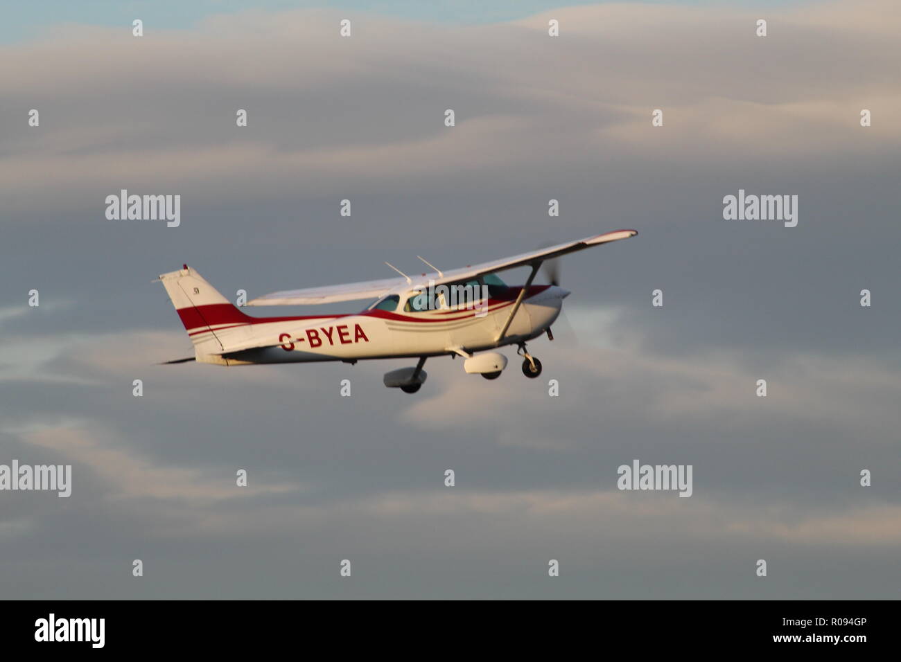 Avion en vol Banque D'Images