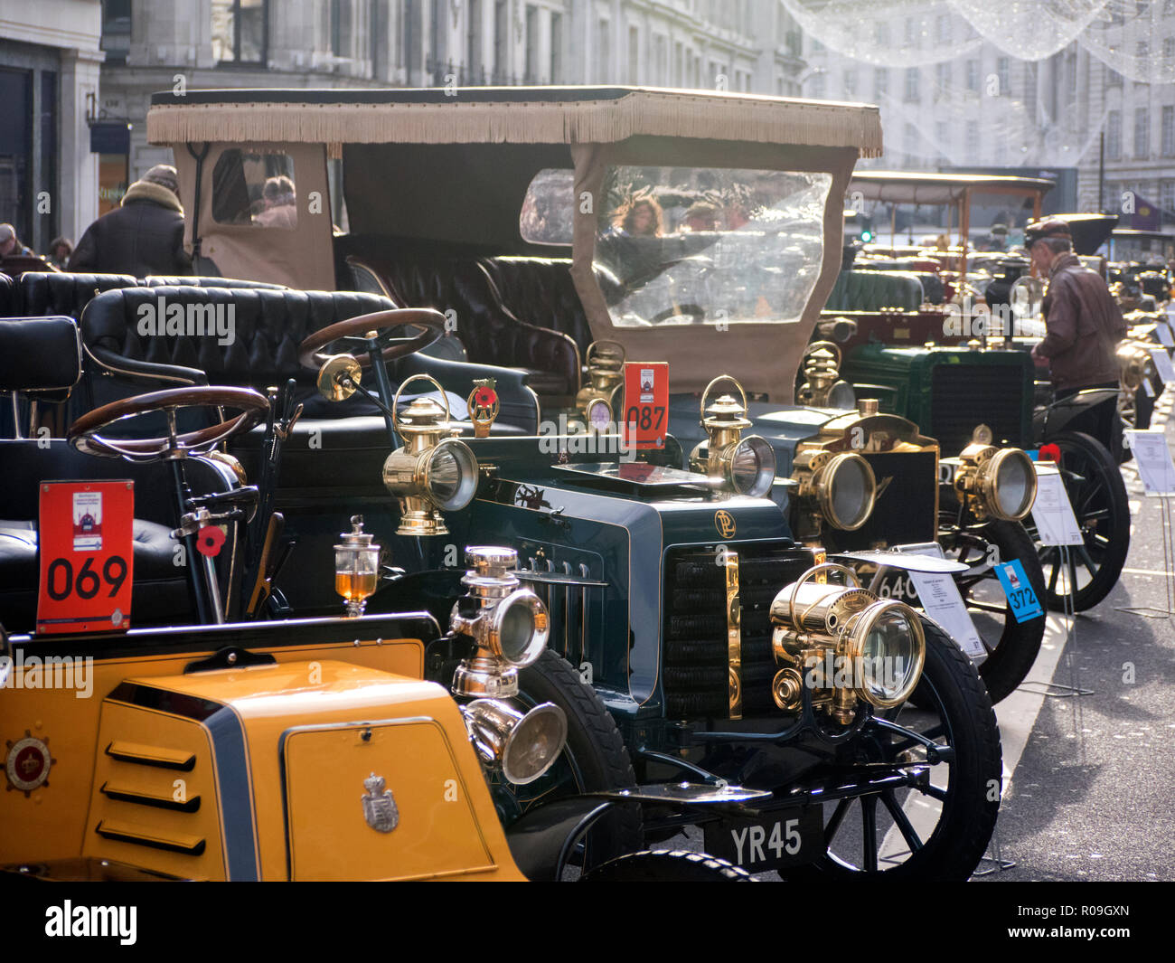 Londres, Royaume-Uni. 3 novembre 2018. Voitures anciennes à l'affiche au salon de l'automobile de Regents Street Londres W1 le 11/03/2018 Credit : Cabanel/Alamy Live News Banque D'Images