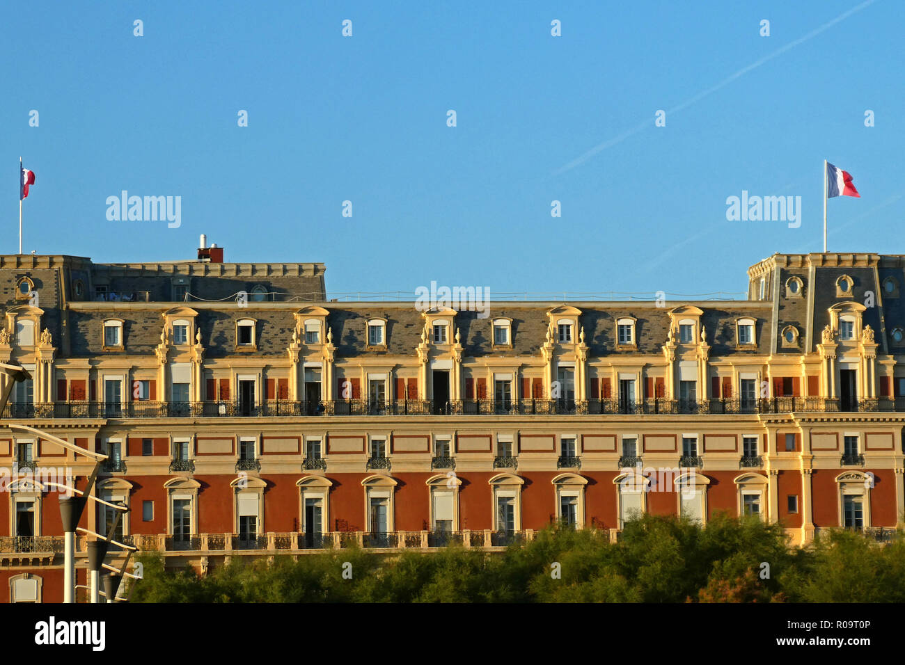 Hôtel du Palais à Biarritz, Pyrénées-Atlantiques, France, Europe, Nouvelle-Aquitaine Banque D'Images