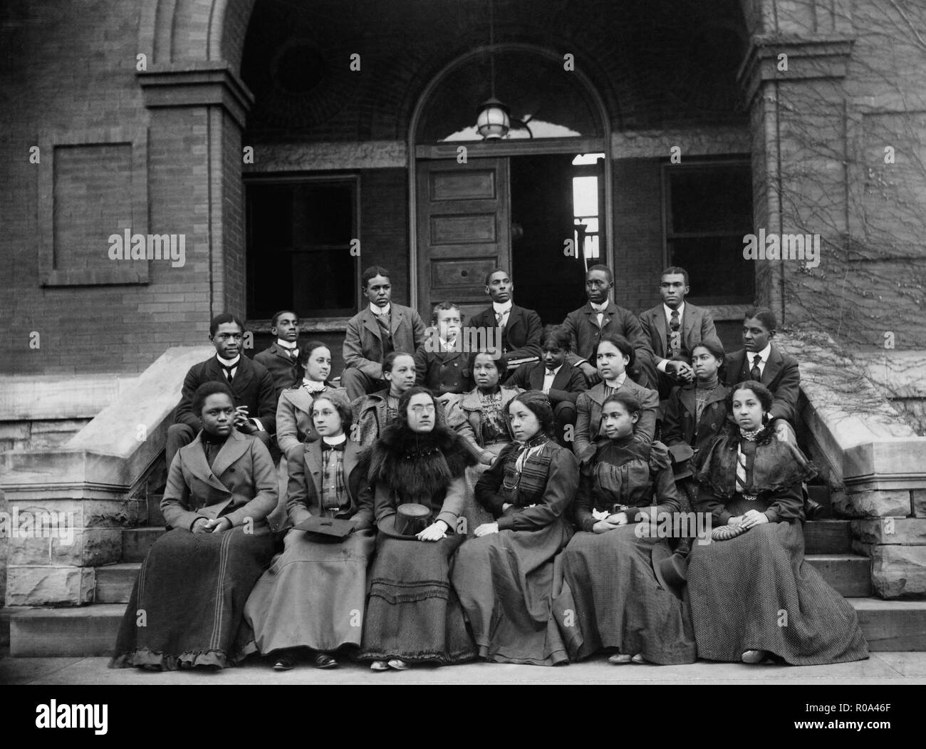 Classe préparatoire Junior, Fisk University, Nashville, Tennessee, USA, 1899 Banque D'Images
