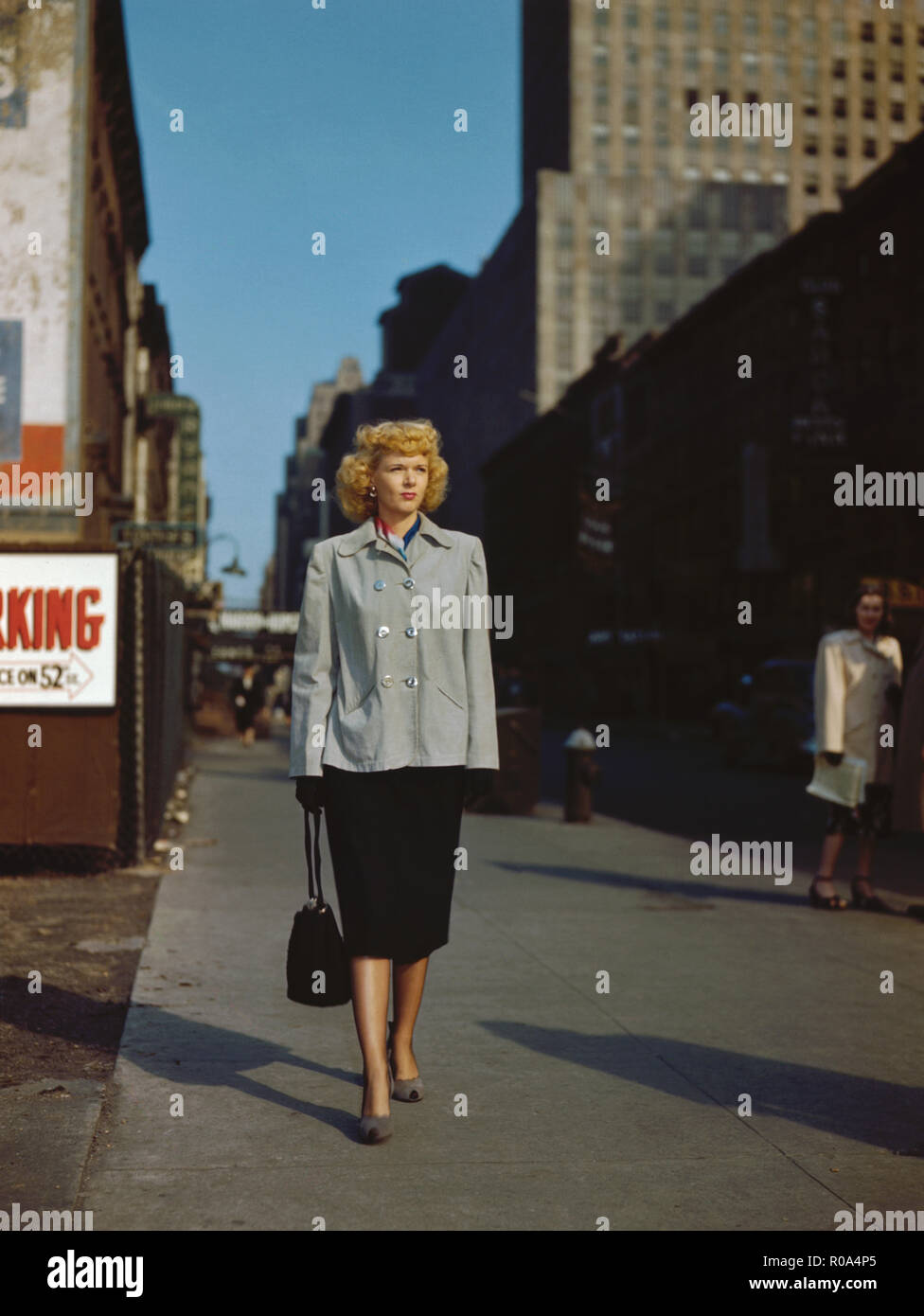 Portrait de Dottie Reid, New York City, New York, USA, William P. Gottlieb Collection, 1948 Banque D'Images