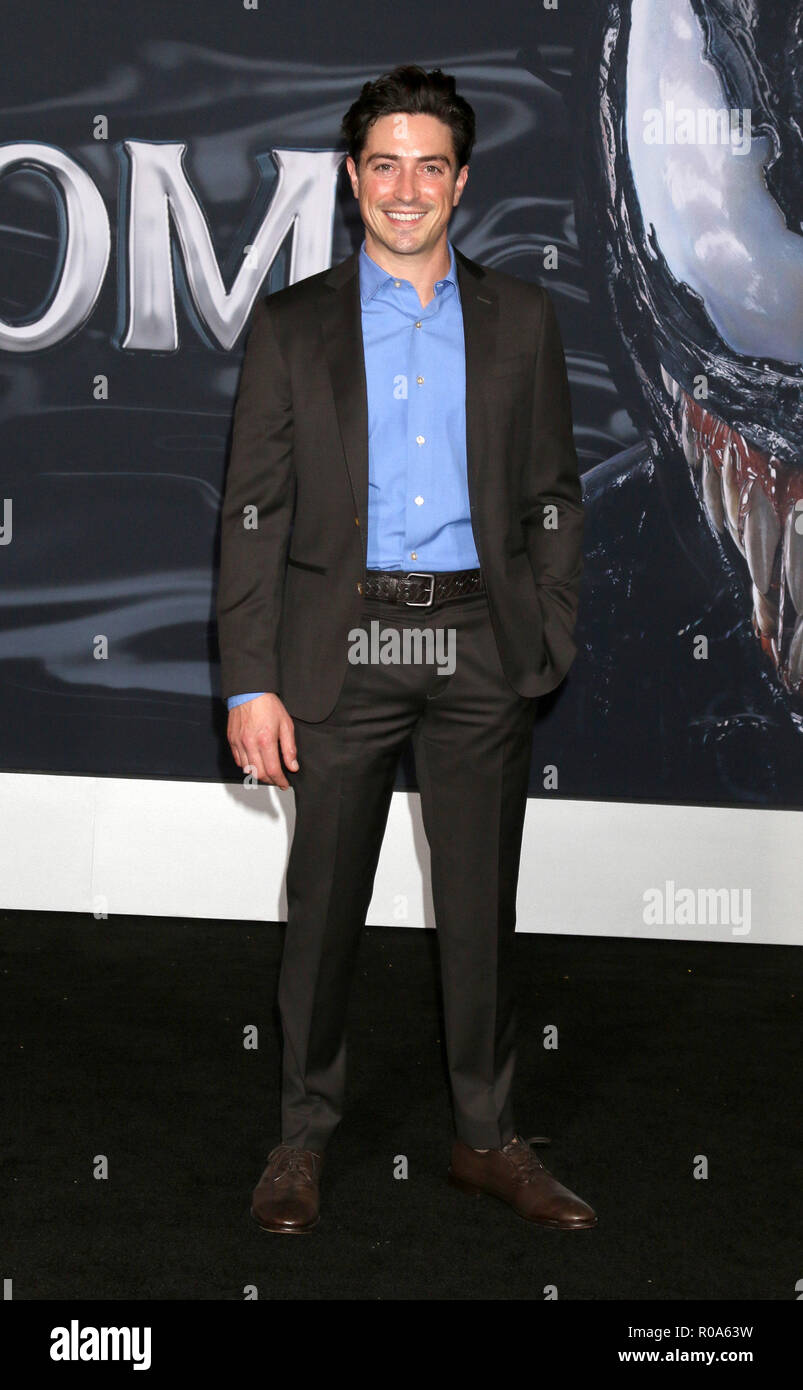 'Venom' la première au Village Theatre avec : Ben Feldman Où : Westwood, California, United States Quand : 01 Oct 2018 Credit : Nicky Nelson/WENN.com Banque D'Images