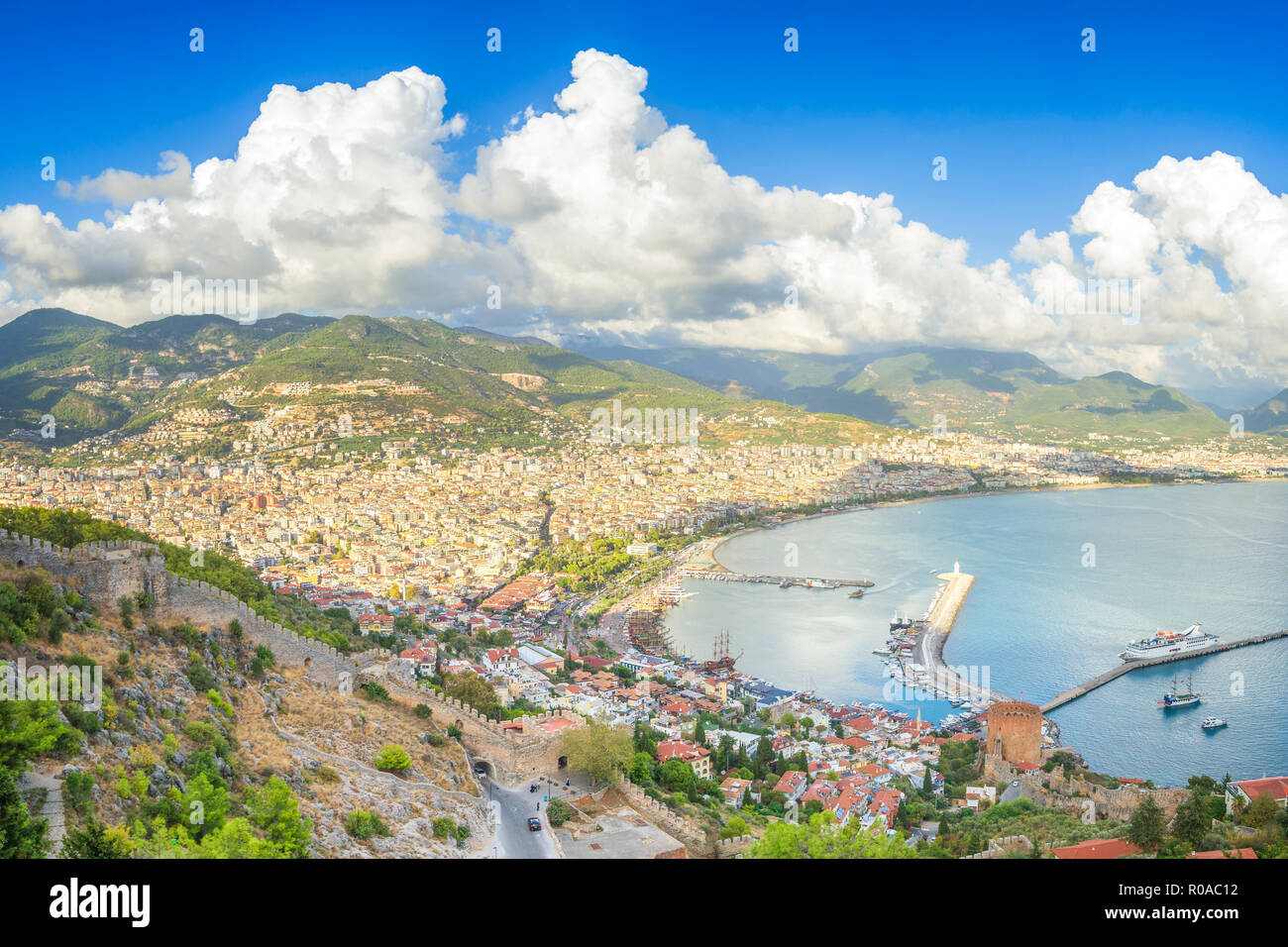 Ville d'Alanya, Turquie Banque D'Images