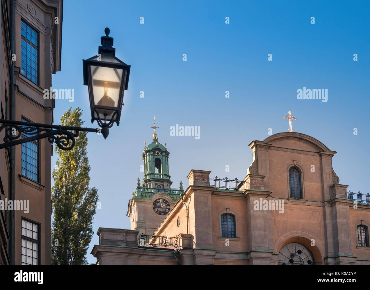 L'article de Storkyrkan cathédrale de Stockholm, officiellement connu sous le nom de Sankt Nikolai Kyrka, Gamla Stan, Stockholm, Suède Banque D'Images