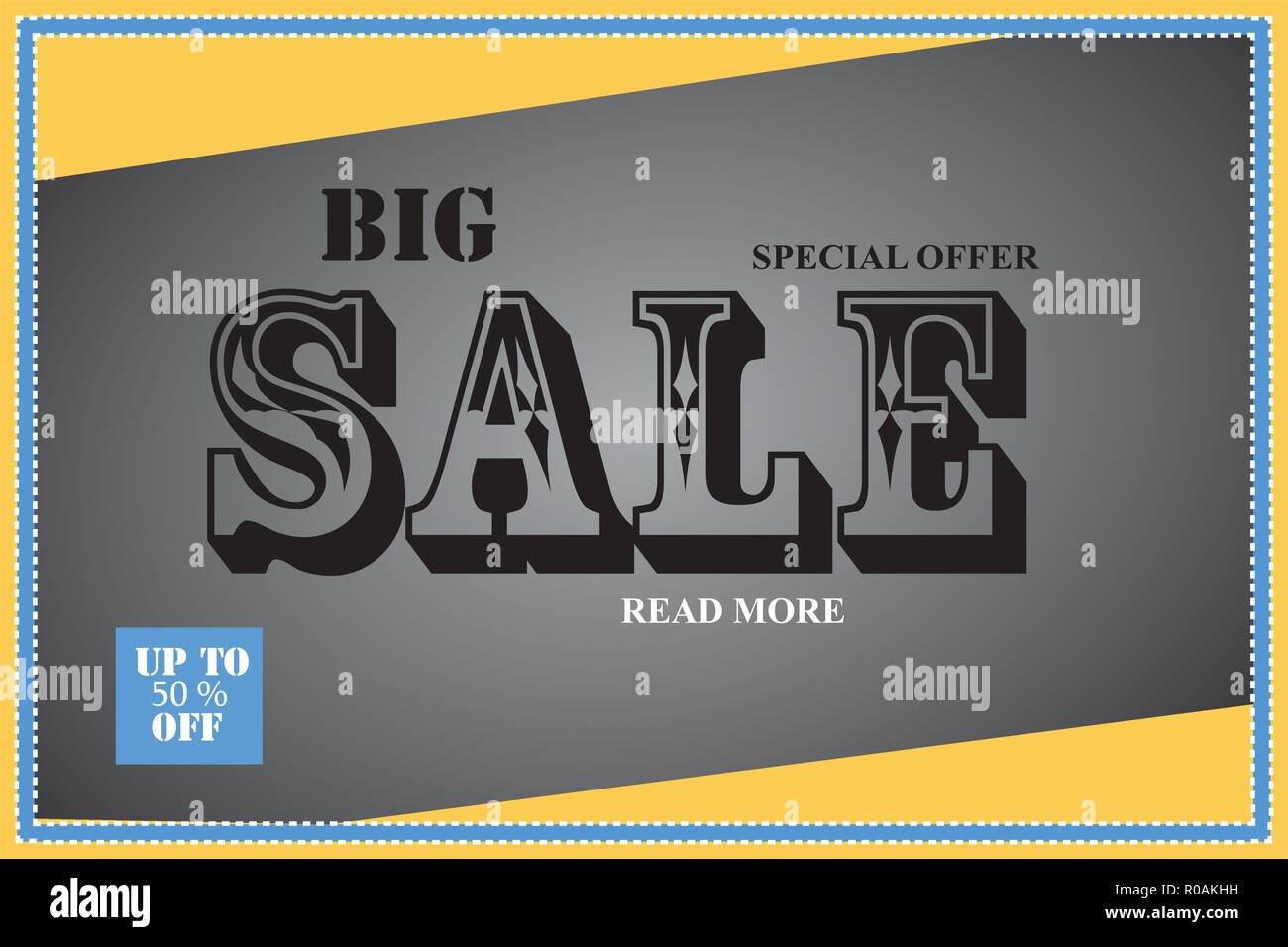 Super Vente de liquidation à 50 off c'est un Hot deal Vente poster un fond coloré. Wow offre spéciale vente poster ou de modèle pour votre marketing ou de campagnes publicitaires. Aussi pour les ventes au détail. Illustration de Vecteur