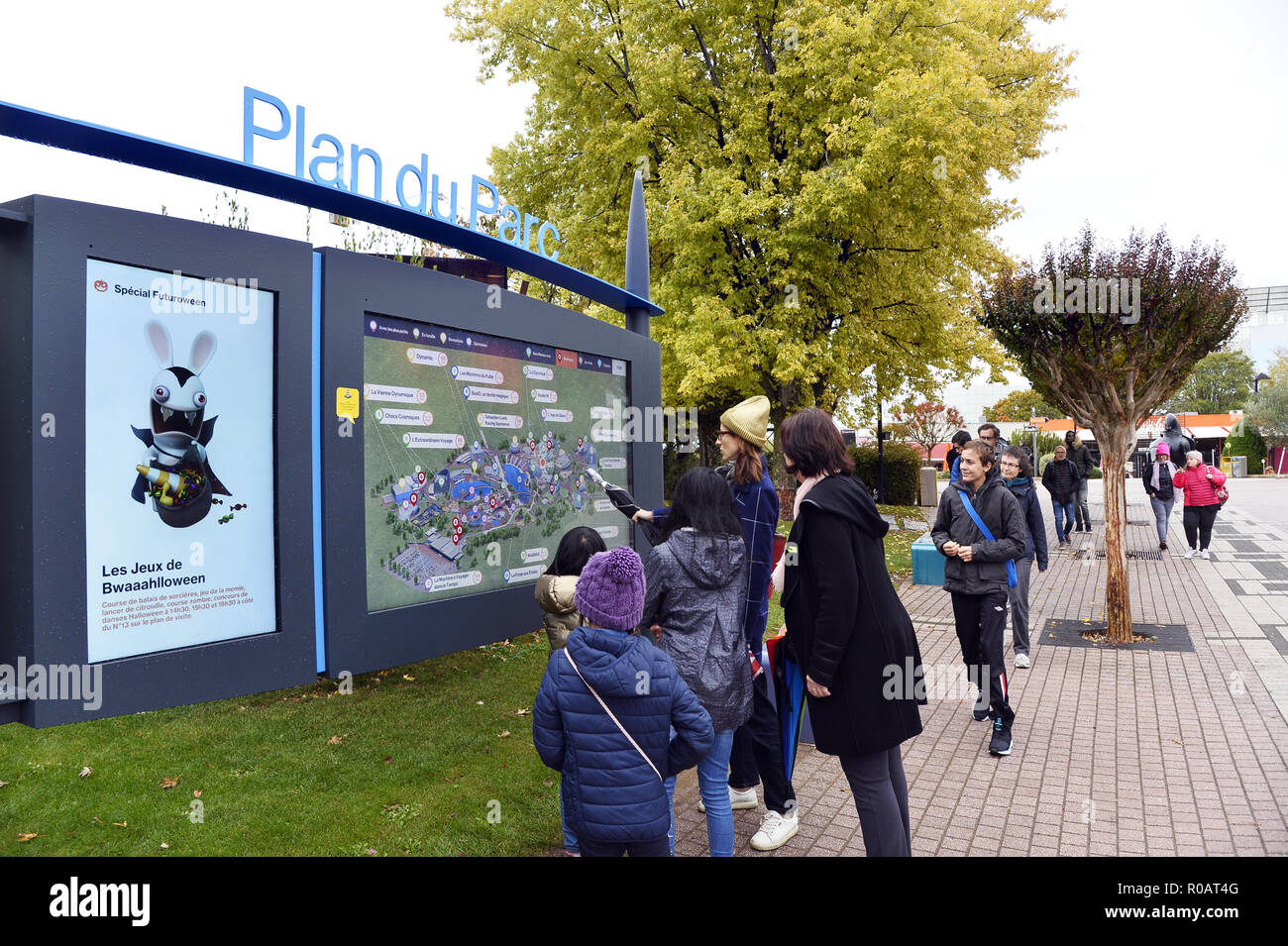 Parc du Futuroscope - Poitiers - France Banque D'Images