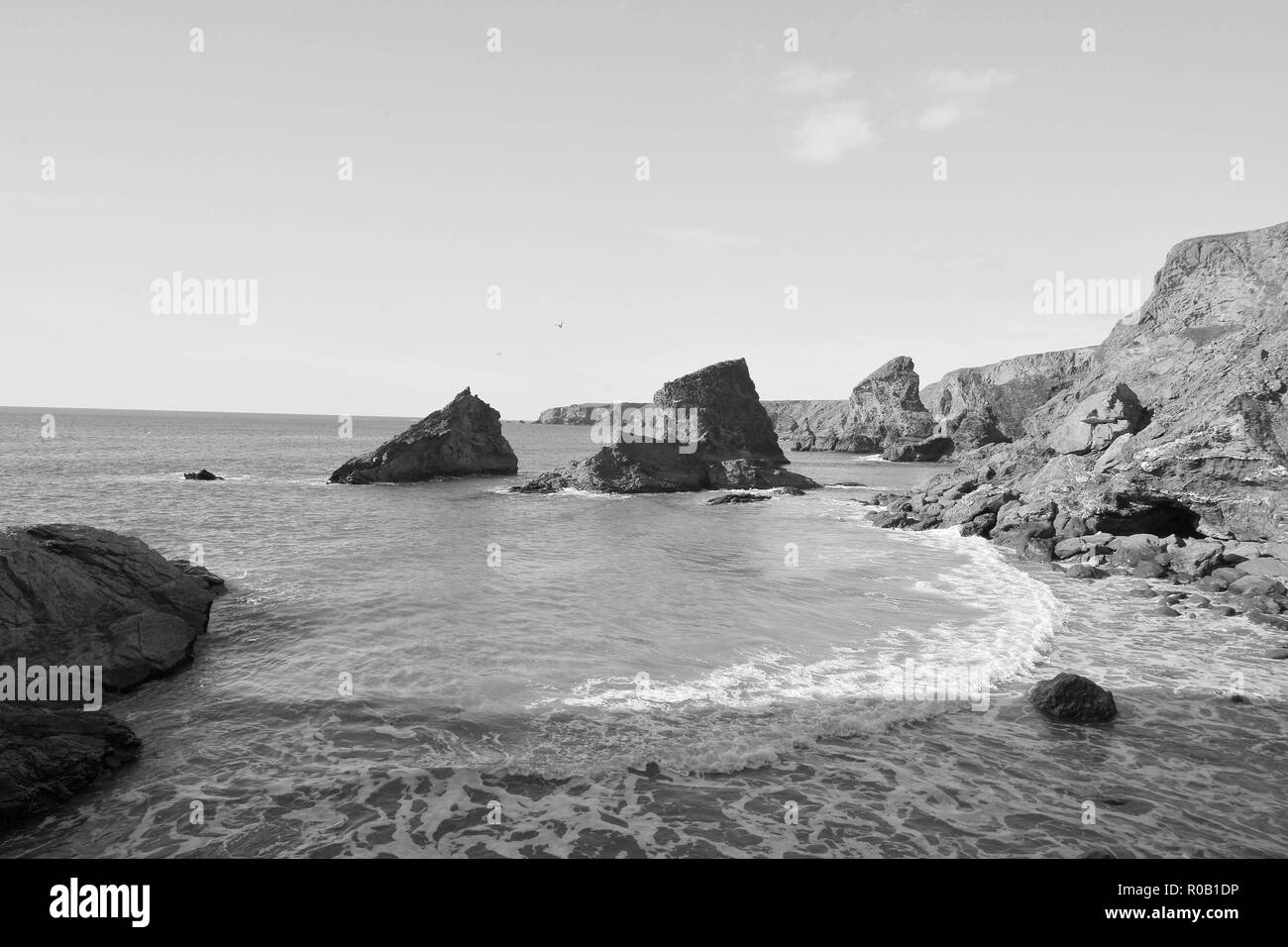 Bedruthan steps Beach, Newquay, Cornwall Banque D'Images