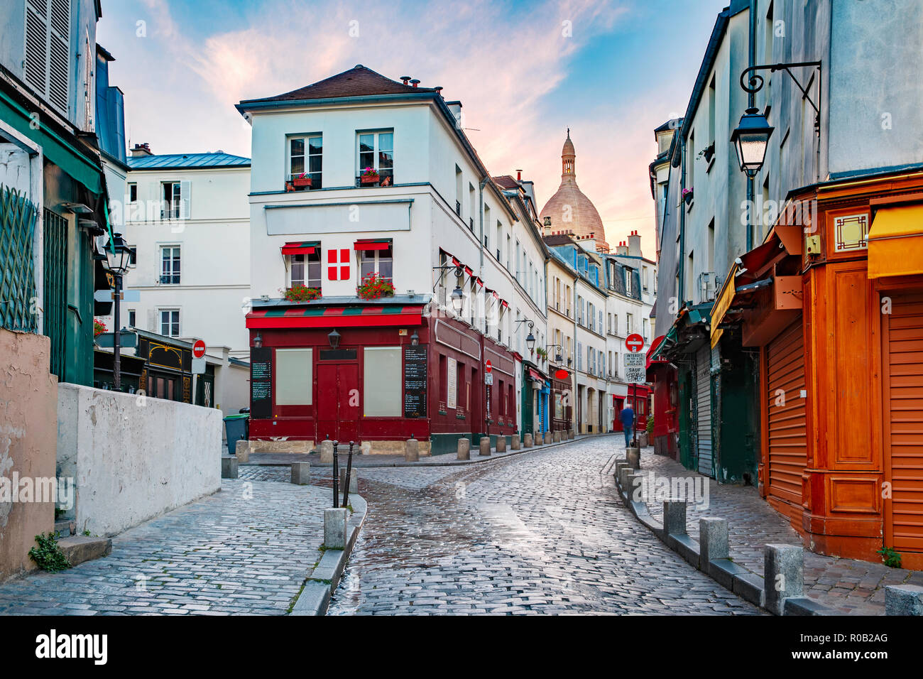 Montmartre à Paris, France Banque D'Images