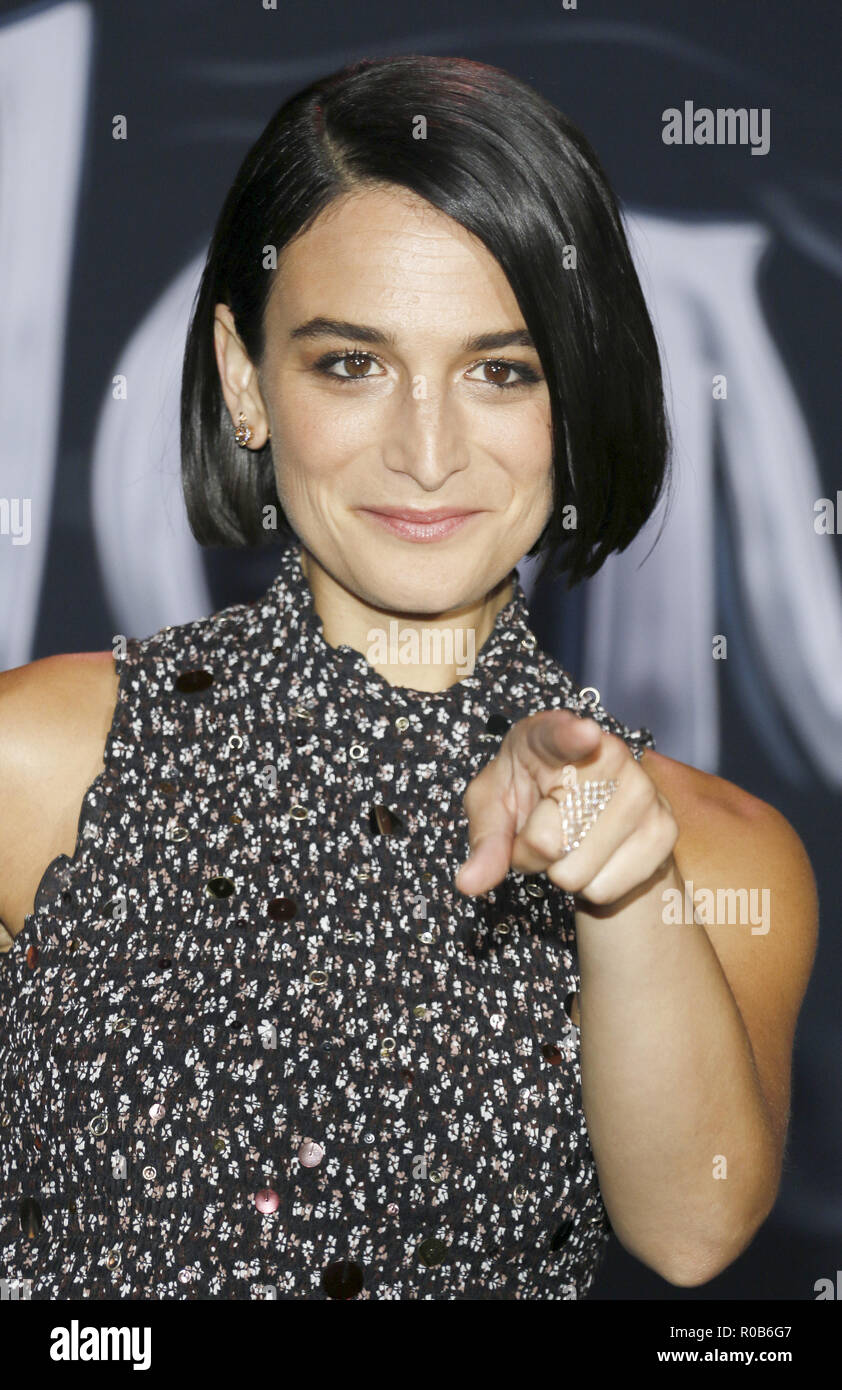 Première du film de Venom avec : Jenny Slate Où : Los Angeles, California, United States Quand : 01 Oct 2018 Apega/WENN.com Crédit : Banque D'Images