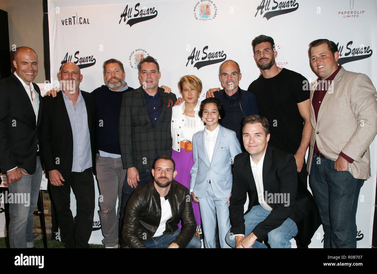 LA PREMIERE PLACE POUR TOUS Avec : Ben Cornwell, Johm Hyams, Andrew Sikking, Yeardley Smith, Jesse Ray Sheps, Michael Kelly, Brett Davis, Nick Smith Où : Westwood, California, United States Quand : 02 Oct 2018 Credit : FayesVision/WENN.com Banque D'Images
