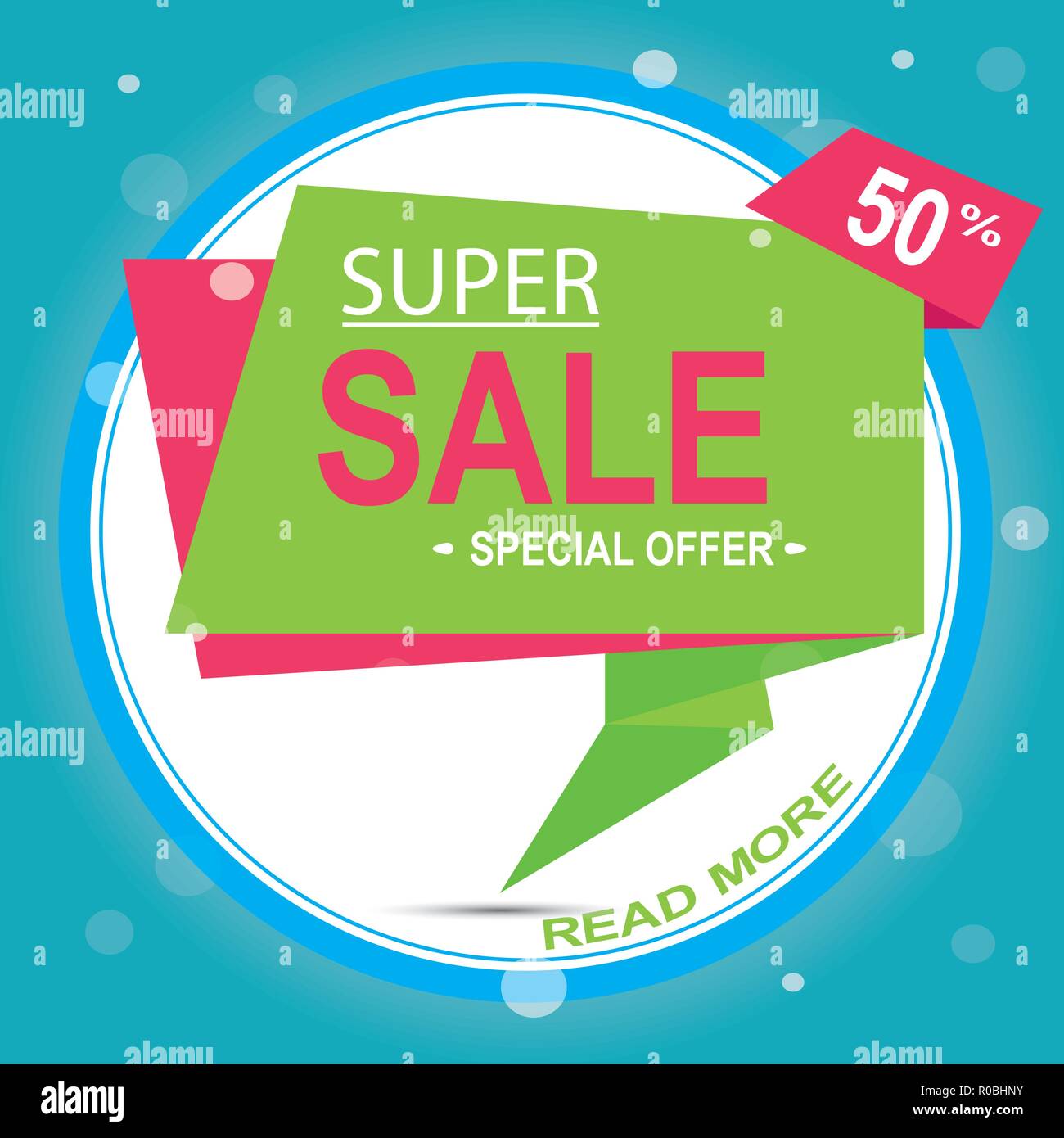 Super Vente de liquidation à 50 off c'est un Hot deal Vente poster un fond coloré. Wow offre spéciale vente poster ou de modèle pour votre marketing ou de campagnes publicitaires. Aussi pour les ventes au détail. Illustration de Vecteur