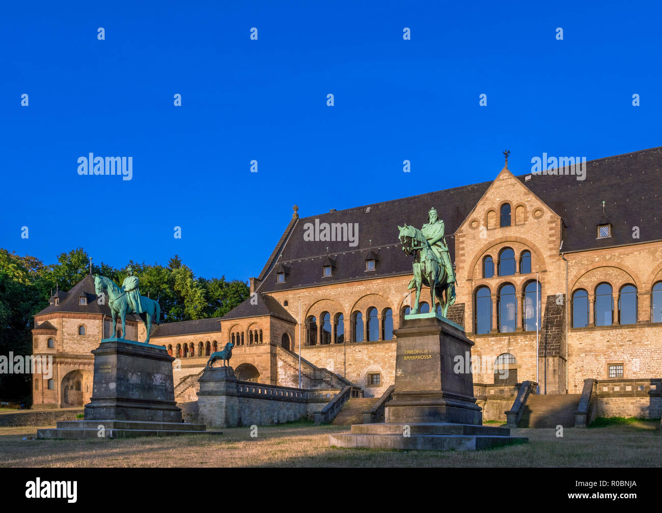 Kaiserhaus du Palais Impérial Kaiserpfalz, classé au Patrimoine Mondial de l'UNESCO, Goslar, Harz, Basse-Saxe, Allemagne, Europe Banque D'Images