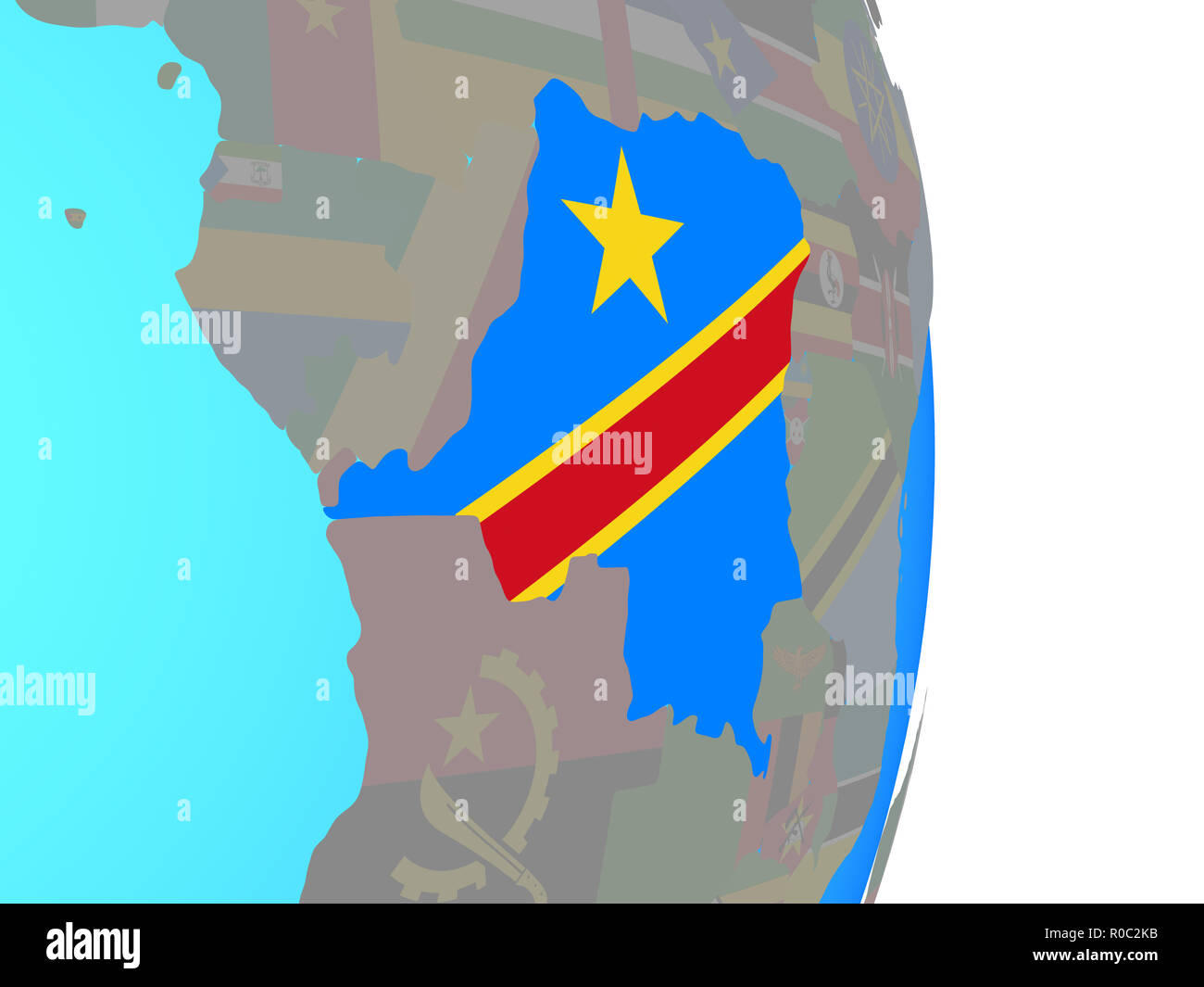 Carte du congo rdc Banque de photographies et d’images à haute ...