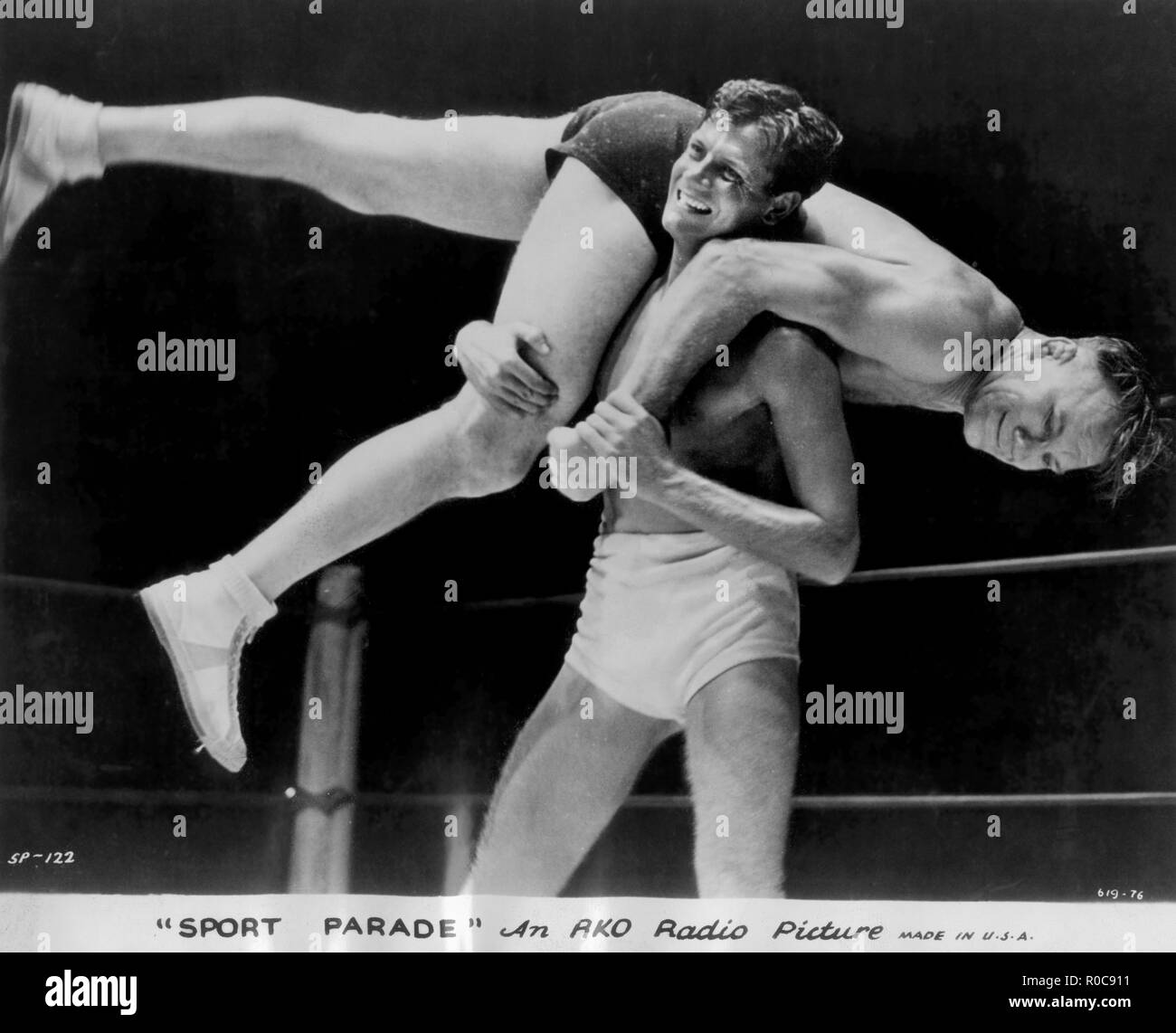 Joel McRae (debout), 'Sport' Parade, RKO Radio Photo, 1932 Banque D'Images