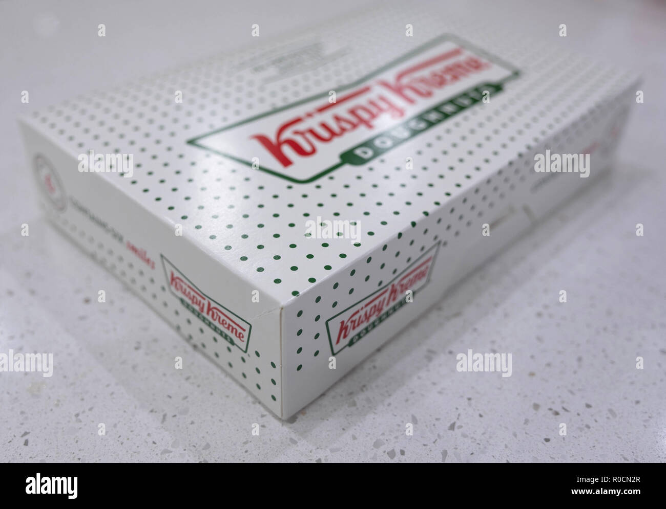 Krispy Kreme dans une boîte Banque D'Images