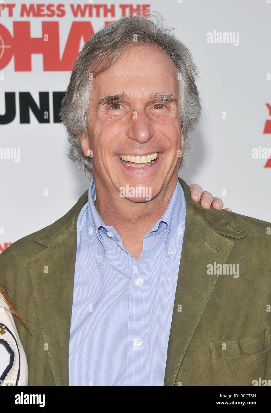 Henry Winkler - Vous Don't Mess With ZOHAN Premiere au Chinese Theatre de Los Angeles. smileWinklerHenry headshot contact oculaire 043 Red Carpet Event, Vertical, USA, Cinéma, Célébrités, photographie, Bestof, Arts, Culture et divertissement, Célébrités Topix fashion / Vertical, Best of, événement dans la vie d'Hollywood, Californie - Tapis rouge et en backstage, USA, Cinéma, Célébrités, cinéma, télévision, Célébrités célébrités musique, photographie, Arts et culture, Bestof, divertissement, Topix headshot, vertical, une personne, à partir de l'an 2008, enquête tsuni@Gamma-USA.com Banque D'Images