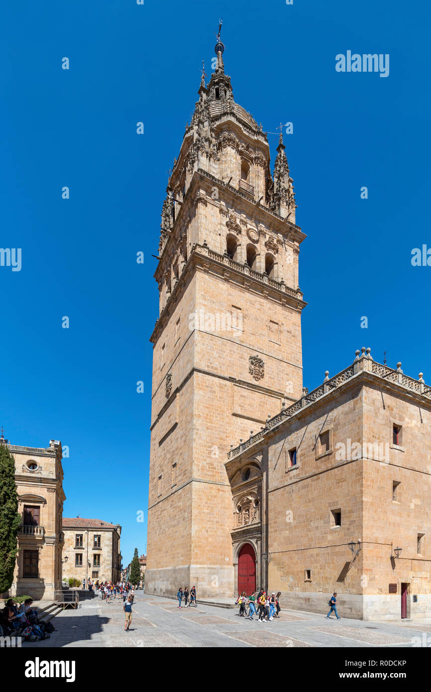 Ancienne Cathédrale (Catedral Vieja), Plaza Juan XXIII, Salamanque, Castille et Leon, Espagne Banque D'Images