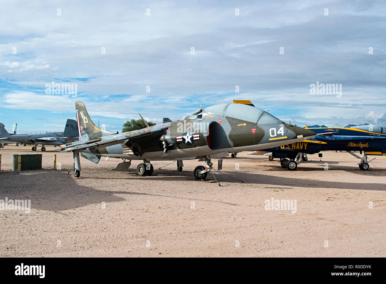 Harrier, Pima Air & Space Museum. Tucson Arizona. USA Banque D'Images