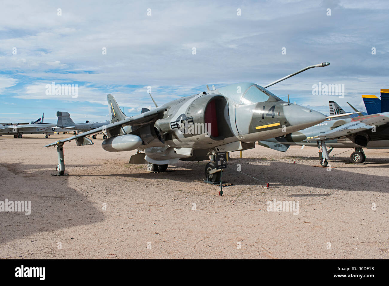 Harrier, Pima Air & Space Museum. Tucson Arizona. USA Banque D'Images