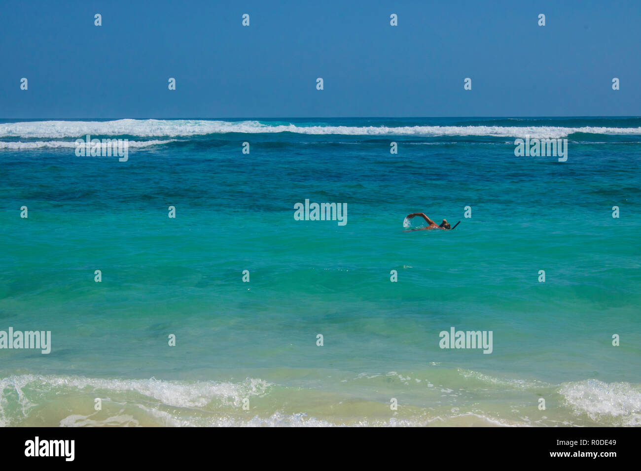 Très belle vue sur la plage photo Banque D'Images