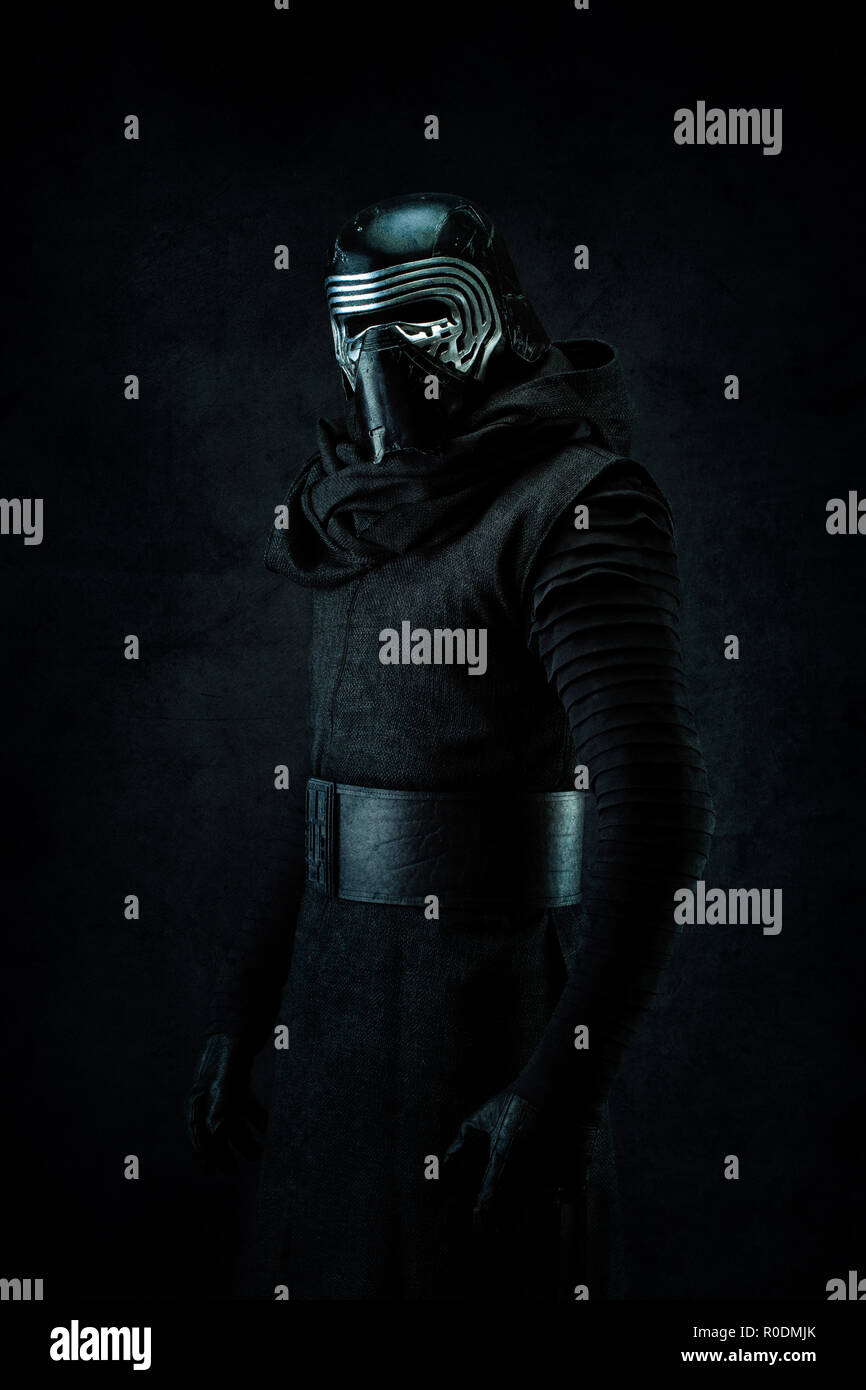 Le cosplay de Kylo Ren, 501e legion (Star Wars), Atelier Virateck Banque D'Images
