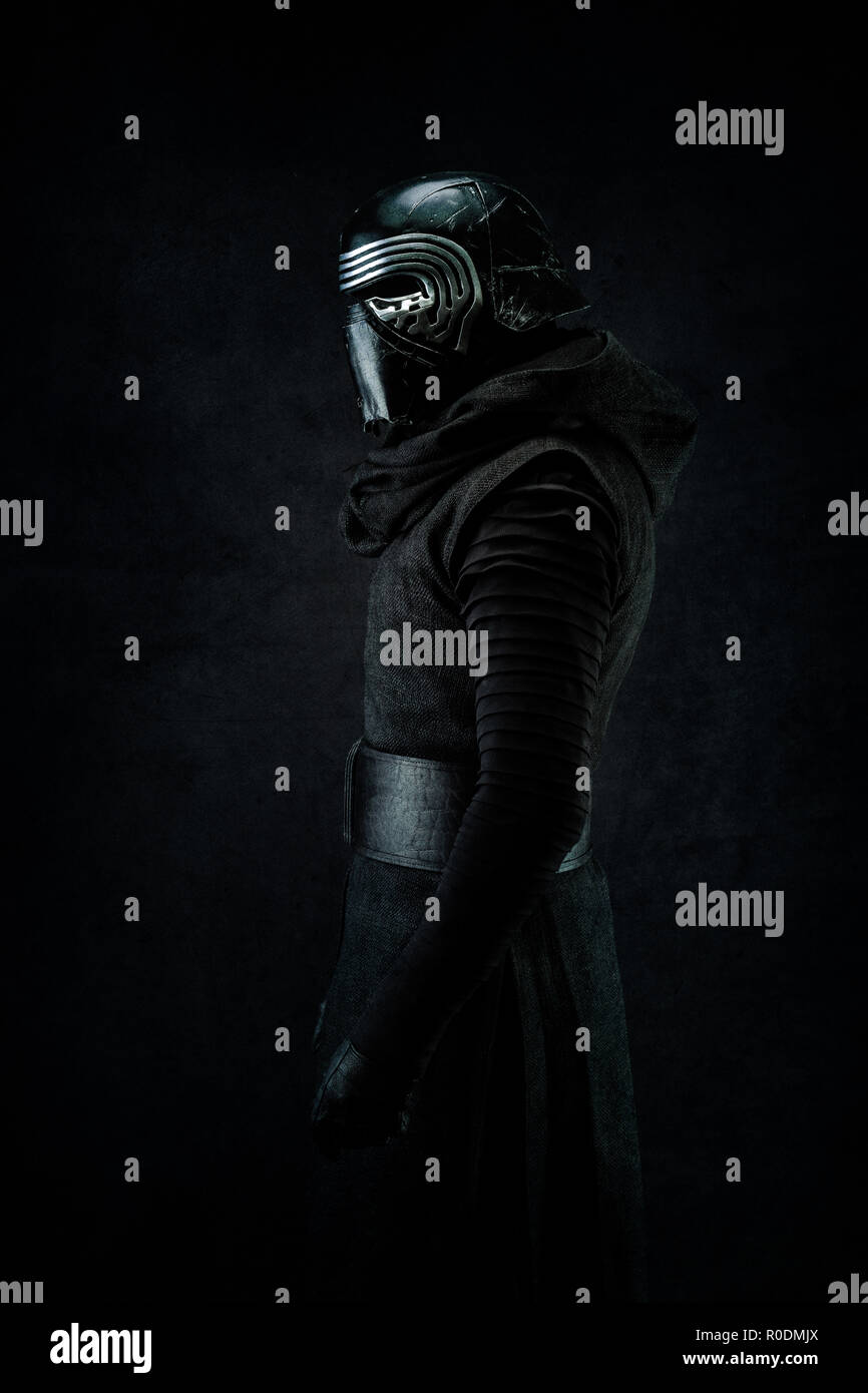 Le cosplay de Kylo Ren, 501e legion (Star Wars), Atelier Virateck Banque D'Images