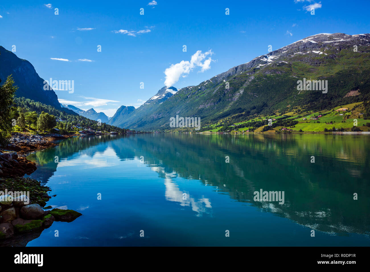 Belle Nature Norvège paysage naturel. Banque D'Images