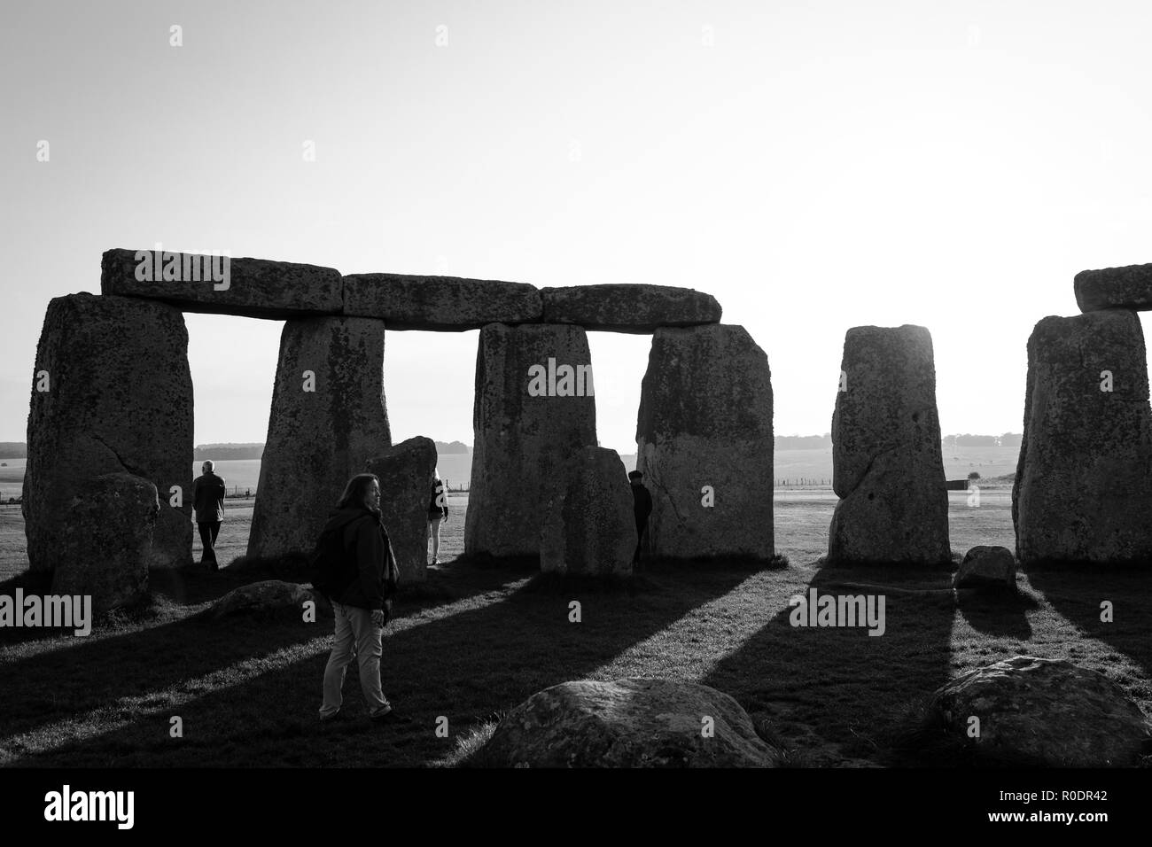 Stonehenge le matin Banque D'Images