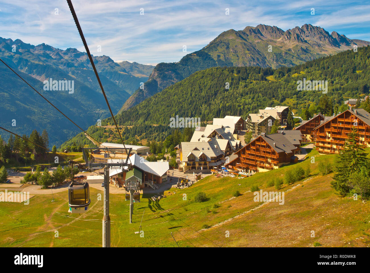 À l'Alpe d'Huez, Alpes, France Banque D'Images