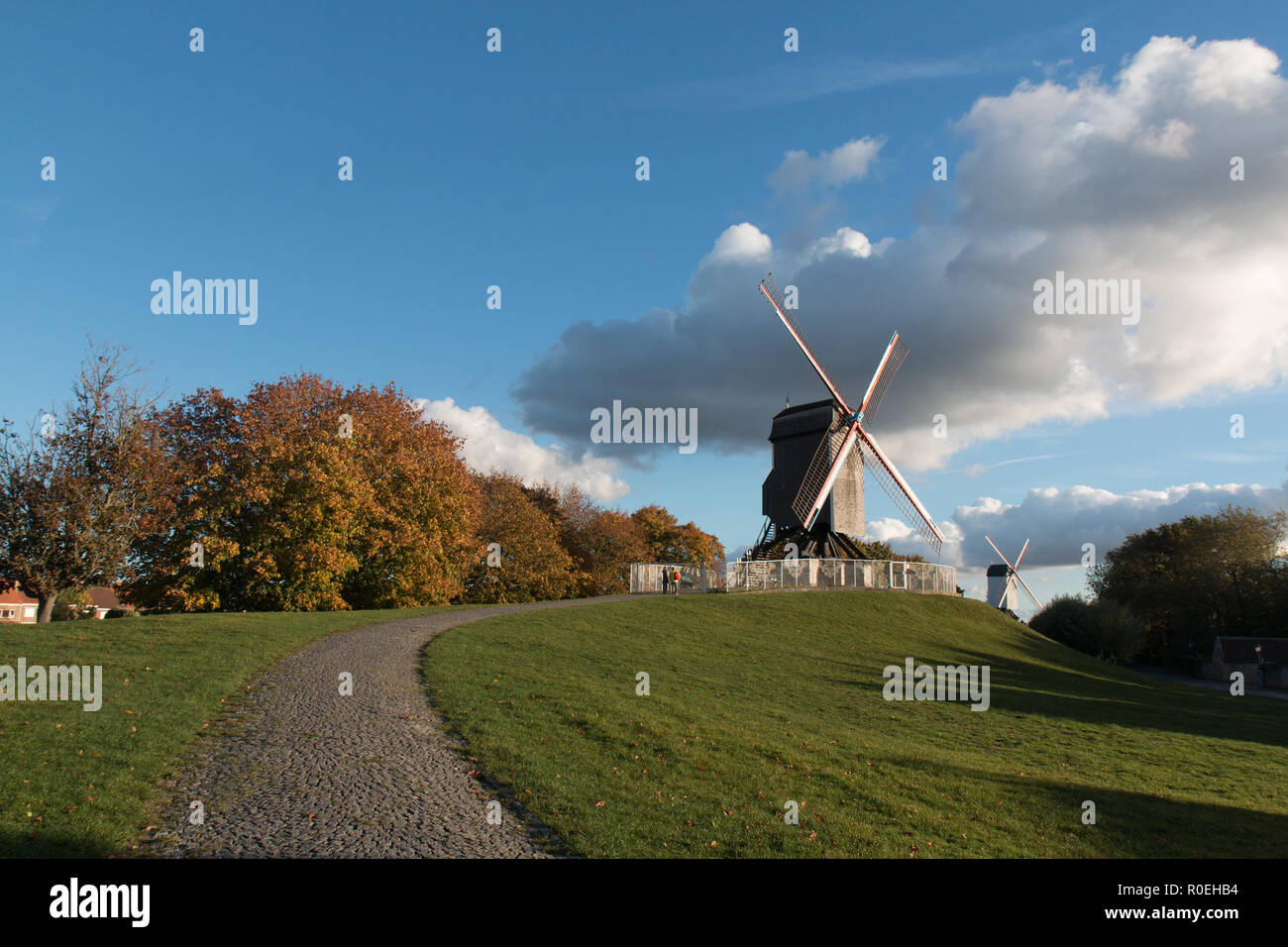 Sint-Janshuismolen - Moulin Sint-Janshuis Banque D'Images