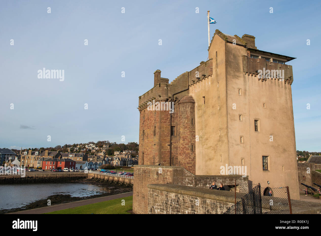 Broughty Castle, Broughty Ferry, Dundee, Ecosse, Tayside. Banque D'Images