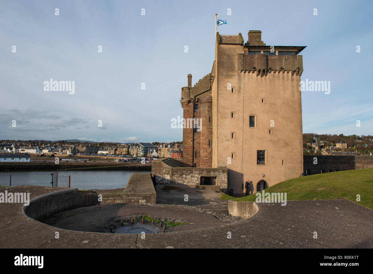 Broughty Castle, Broughty Ferry, Dundee, Ecosse, Tayside. Banque D'Images