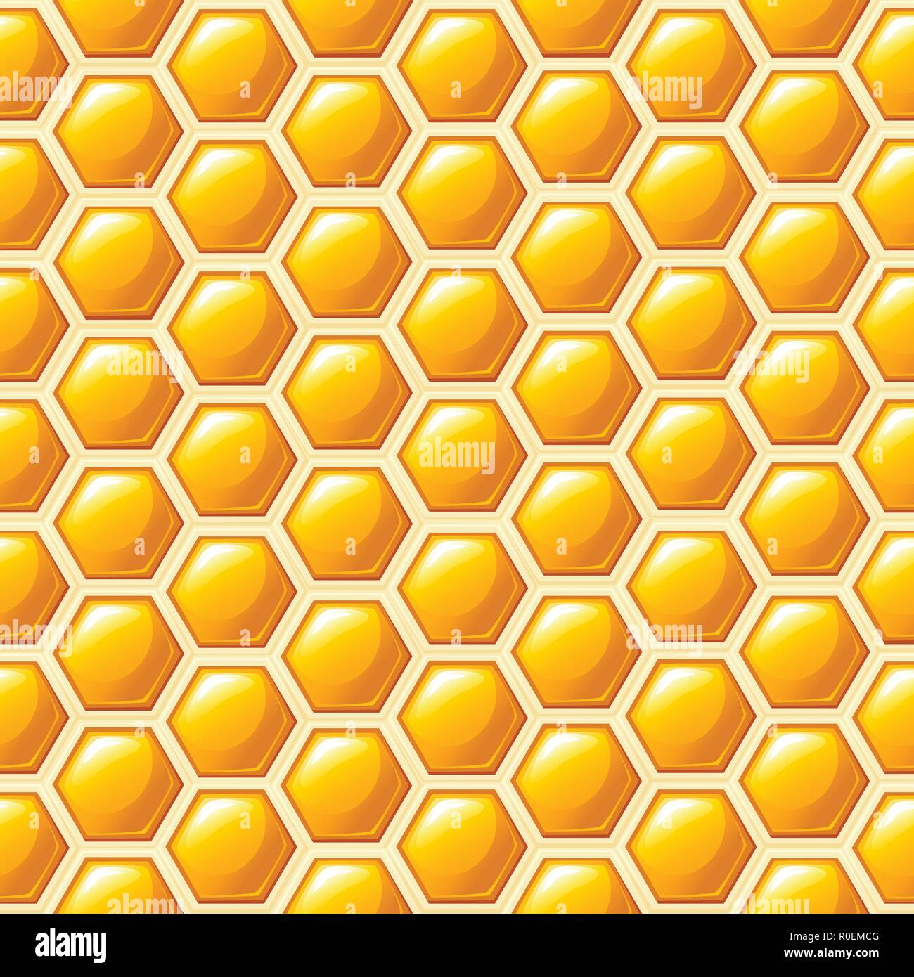 Modèle sans couture. Télévision Honeycomb style. Vector illustration. Medical abstract pattern, le miel produit naturel. Illustration de Vecteur