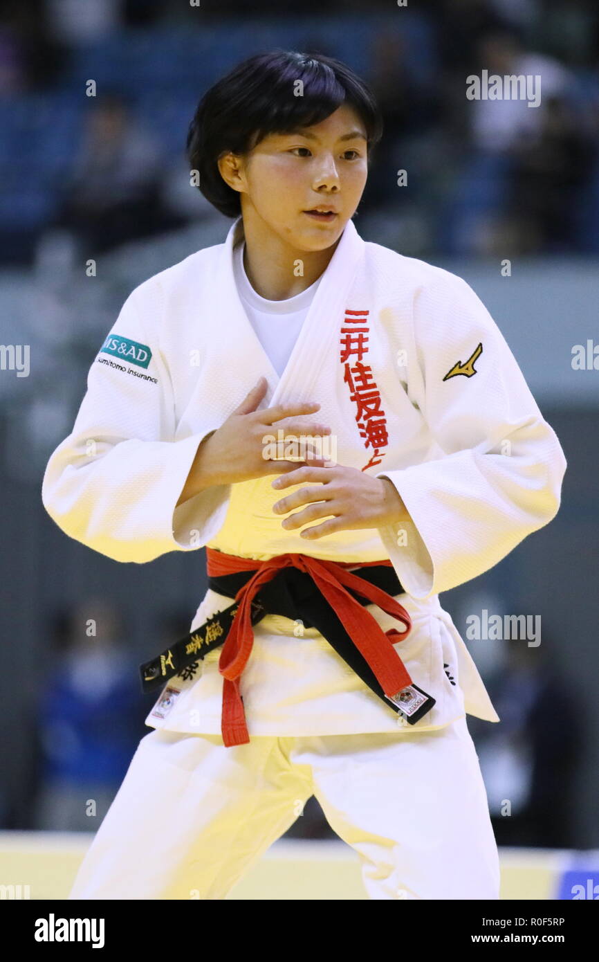 Haruka Funakubo, Novembre 4, 2018 - Judo Kodokan 2018 : Coupe femmes -57kg Finale à Port de Chiba Arena, Chiba, Japon. (Photo de Sho Tamura/AFLO SPORT) Banque D'Images