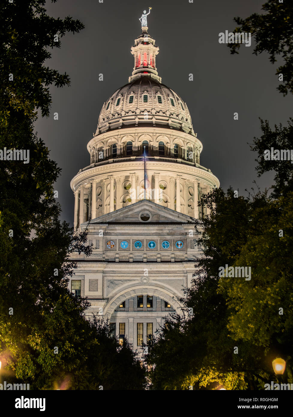 Bâtiment de la capitale de l'État du Texas, Austin, Texas Banque D'Images