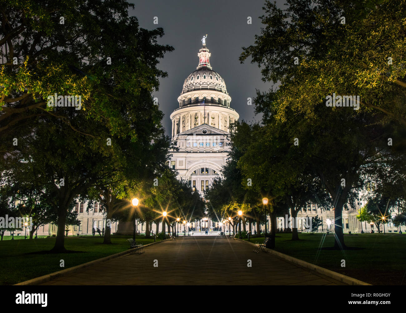 Bâtiment de la capitale de l'État du Texas, Austin, Texas Banque D'Images