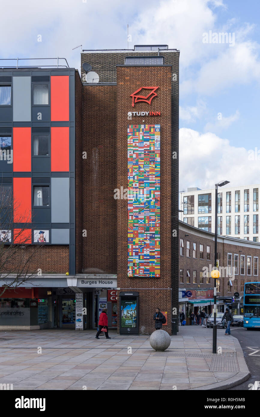 Auberge de l'étude, des résidences, des logements étudiants, Coventry, West Midlands, Royaume-Uni Banque D'Images