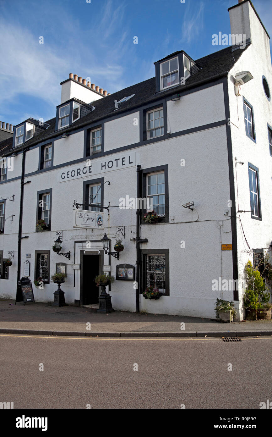 George Hotel, Inverary, Argyll and Bute, Ecosse, Royaume-Uni Banque D'Images