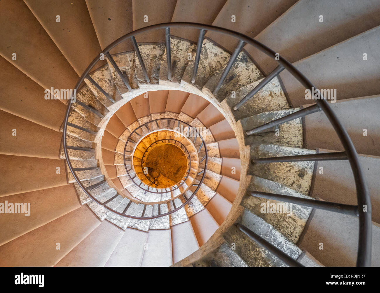 Villa D'Este (Italie) - La villa à Tivoli, province de Rome, avec de belles collines en terrasses jardin Renaissance et de fontaines. Site de l'UNESCO. Banque D'Images