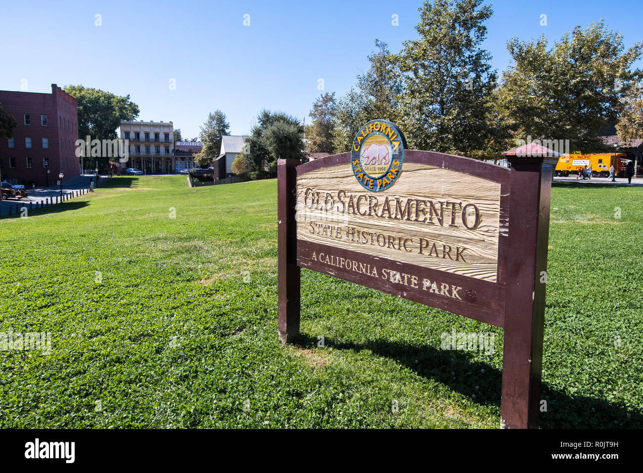 Septembre 22, 2018 Los Angeles / CA / USA - Old Sacramento State Historic Park, un parc d'État de Californie Banque D'Images