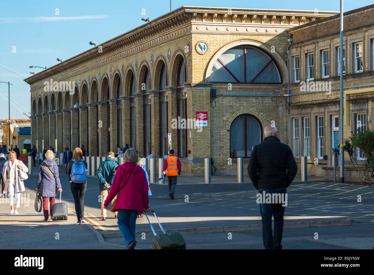 La gare de Cambridge est la principale gare desservant la ville de Cambridge à l'Est de l'Angleterre. UK Banque D'Images